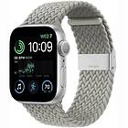 Flätat Elastiskt Armband Apple Watch SE 2022 44mm Stone