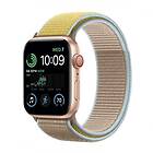 Nylon Armband Apple Watch SE 2022 (40mm) Camel