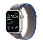 Tactik nylon Armband Apple Watch SE 2022 (40mm) Blueroom grey