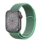 Nylon Armband Apple Watch 8 (41mm) Spearmint