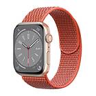 Nylon Armband Apple Watch 8 (45mm) Nectarine