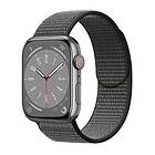 Nylon Armband Apple Watch 8 (41mm) Dark olive