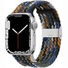 Flätat Elastiskt Armband Apple Watch 7 (45mm) Cowboy