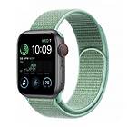 Nylon Armband Apple Watch SE 2022 (44mm) Marine Green