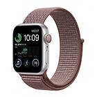 Nylon Armband Apple Watch SE 2022 (44mm) Smoke Mauve