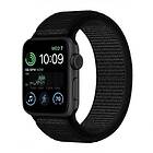 Nylon Armband Apple Watch SE 2022 (40mm) Dark black