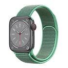 Nylon Armband Apple Watch 8 (45mm) Spearmint