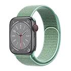 Nylon Armband Apple Watch 8 (41mm) Marine Green