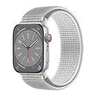 Nylon Armband Apple Watch 8 (45mm) Summit White