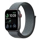 Nylon Armband Apple Watch SE 2022 (40mm) Storm Grey