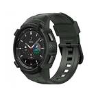 Spigen Rugged Armor Pro Strap Galaxy Watch 4 (46mm) Militär Grön