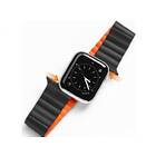 Dux Ducis Magnetic Strap Apple Watch 7/6/5/4/3/2/SE (41/40/38mm) Svart/Orange