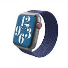 Gear4 Apple Watch 42/44/45mm/Apple Watch Ultra Armband Braided Watch Band Large Navy Blue