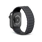 Decoded Apple Watch 38/40/41mm Armband Silicone Magnetic Traction Strap Lite Charcoal