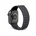 Decoded Apple Watch 42/44/45mm/Apple Watch Ultra Armband Silicone Magnetic Traction Strap Lite Charcoal