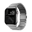 Nomad Apple Watch 42/44/45mm/Apple Watch Ultra Armband Titanium Band Silver