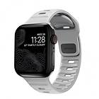 Nomad Apple Watch 42/44/45mm/Apple Watch Ultra Armband Sport Strap M/L FKM V2 Lunar Gray
