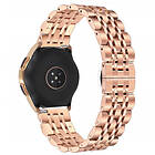 Lux-Case Samsung Galaxy Watch (42mm) stainless steel buckle watch band Rose Gold Rosa