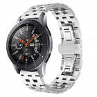 Lux-Case Samsung Galaxy Watch (42mm) stainless steel watch band Silver Silver/Grå