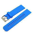 Lux-Case 20mm Universal silicone watch band Baby Blue Blå