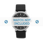 Danish Design klockarmband IQ13Q802 Läder Svart 20mm