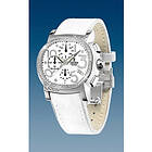Festina klockarmband F16196-1 / F16180 Läder Vit 21mm sömmar vitt