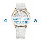 Hugo Boss klockarmband 1502274 / HB-105-3-48-2351 HB659302316 Gummi Vit 20mm