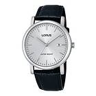 Lorus klockarmband RG839CX9 / VJ32 X246 RHG008X Läder Svart 20mm sömmar svart