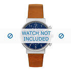 Skagen klockarmband SKW6358 Läder Brun 20mm