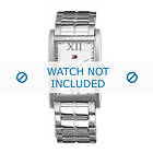 Tommy Hilfiger klockarmband TH-67-1-14-0760 TH679000919 / 1710179 Metall Ilverfärgad 24mm