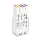 Touch Twin Brush Marker 12-set Pastel