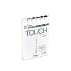 Touch Twin Brush Marker 6-set Grey