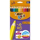 BIC Kids Jumbo Färgpennor 12-set (2 år+)