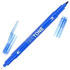 Tombow TwinTone Marker Styckvis 17 Prussian Blue PRUSSIAN BLUE