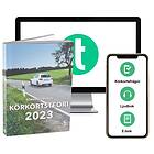 : Körkortsboken Körkortsteori 2023 (bok digitalt teoripaket med körkortsfrågor, övningar, ljudbok & ebok)