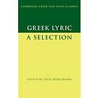 Felix Budelmann: Greek Lyric