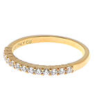 CU Jewellery Two stone ring guld 17,5