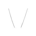 astrid&agnes PALMA Single Long halsband Stål