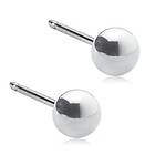 Blomdahl Silver Titanium Ball 4 mm Örhänge