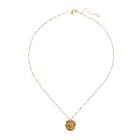 CU Jewellery Two elephant halsband Guld