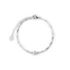 CU Jewellery Cubic single brace armband Silver