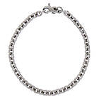 CU Jewellery Bear chain brace armband Silver 19 cm