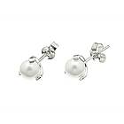 CU Jewellery Pearl small stud örhänge Silver