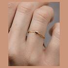 Drakenberg Sjölin Loving Heart drop ring 15,5 gold