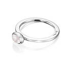 Efva Attling Love Bead Silver Rose Quartz Ring 16,00 mm