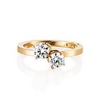 Efva Attling Twin Star Ring Guld 19,00