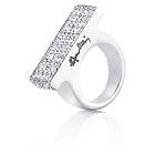 Efva Attling Funky Bling Ring Vitguld 21,50 mm
