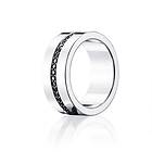 Efva Attling Wide & Black Stars Ring Silver 17,00 mm