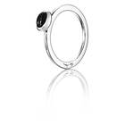 Efva Attling Love Bead Silver Onyx Ring 18,00 mm