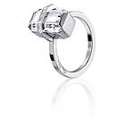 Efva Attling Little Bend Over Crystal Quartz Ring Vitguld 16,00 mm